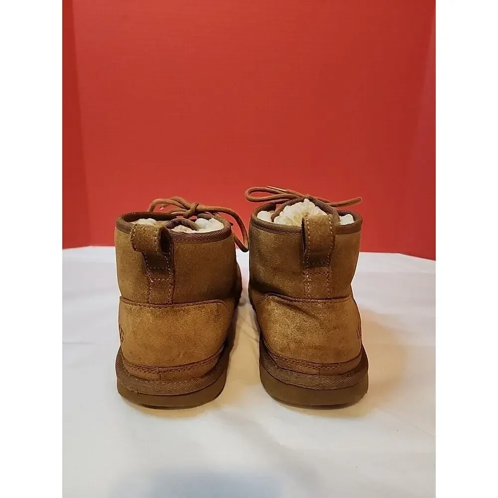 UGG Neumel Suede Low Chukka Classic Ankle Boots Shoes (3236) Chestnut Size 11